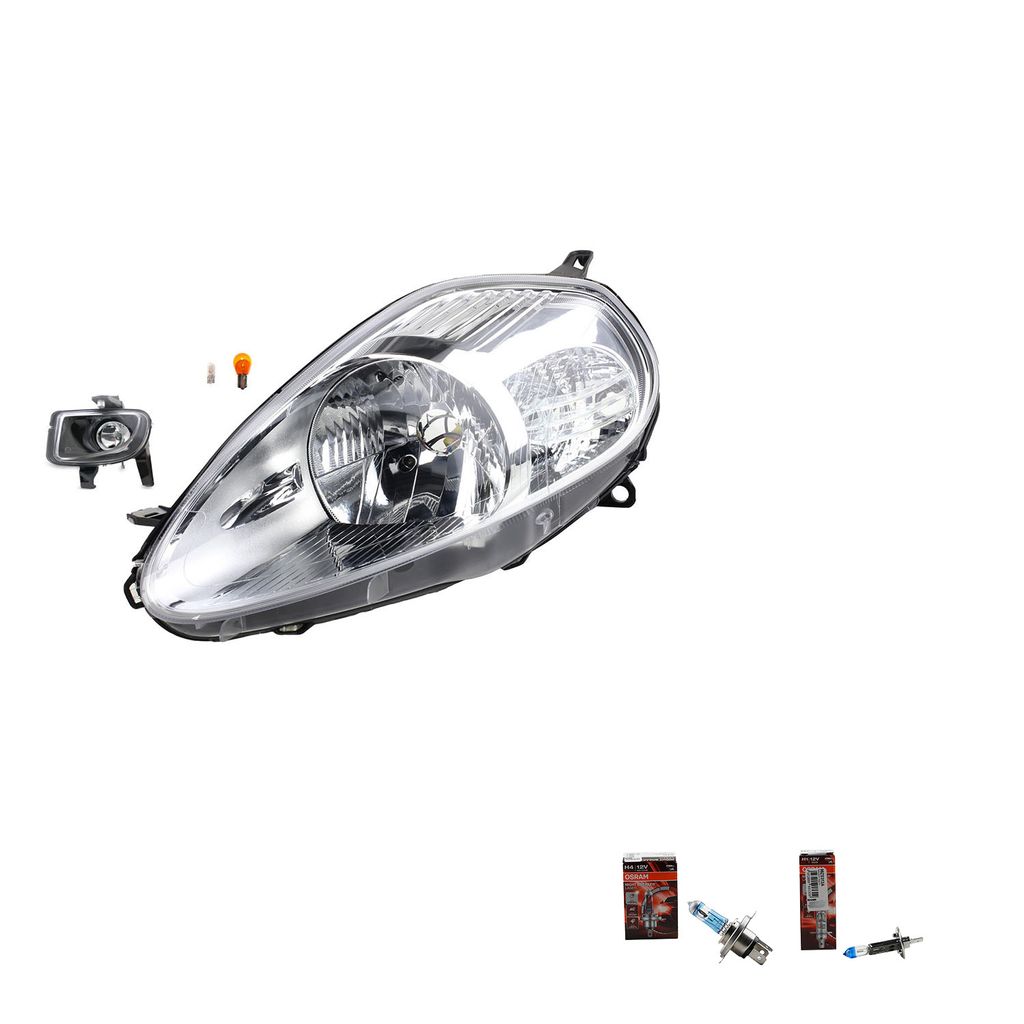 Johns, Scheinwerfer + Osram Night Breaker Laser passend für Fiat Punto 199 10/05-06/08Li 51701593 51782369