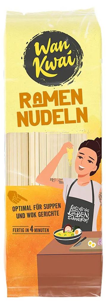 Wan Kwai Ramen Nudeln für optimale Wok und Suppengerichte Produktbild 