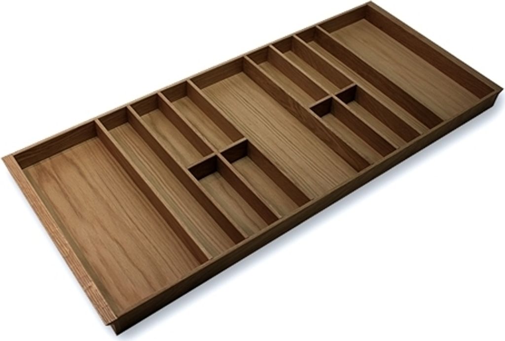 Besteckeinsatz NUSSBAUM 120er Schubl. B 1096 x T 472 passend für Hettich ProfilPlus 16 mm Schubladen