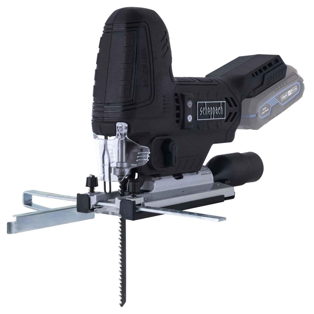 Scheppach Black Akku-Stichsäge BC-STS254BE-X | 1000 – 3000 min-1 | 6 Geschwindigkeitsstufen | Brushless Motor | 20V IXES | inkl. Zubehör