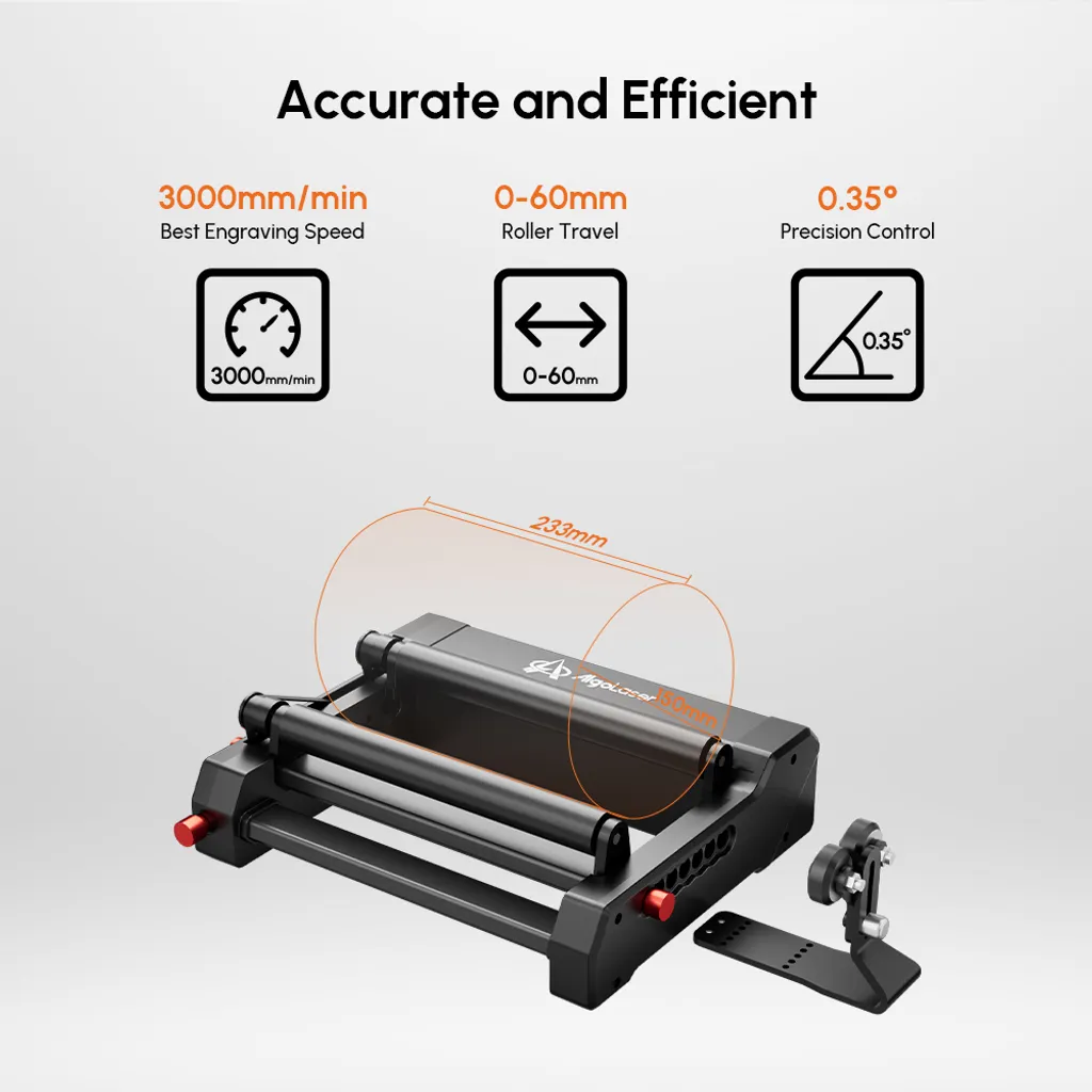 Rouleau Rotatif RR2 Intelligent avec Axe de Rotation Réglable Rapide