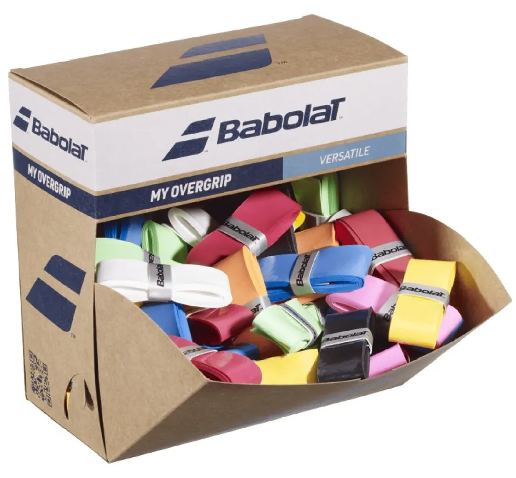 Surgrip de tennis absorbant x70 multicolore 0,55mm pour raquette de sport