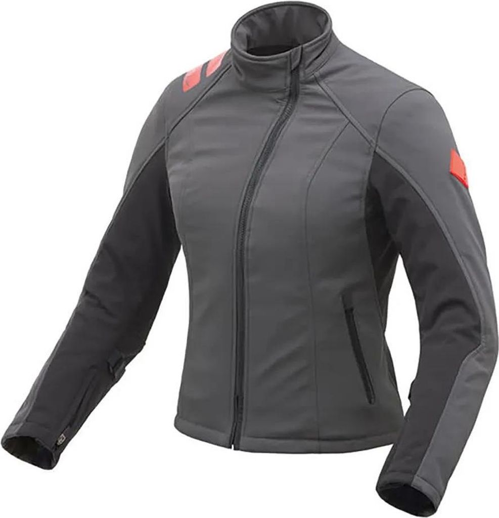 Damen T.UR Podium Hydroscud Jacke Grau Schwarz in Softshell genehmigt größe S