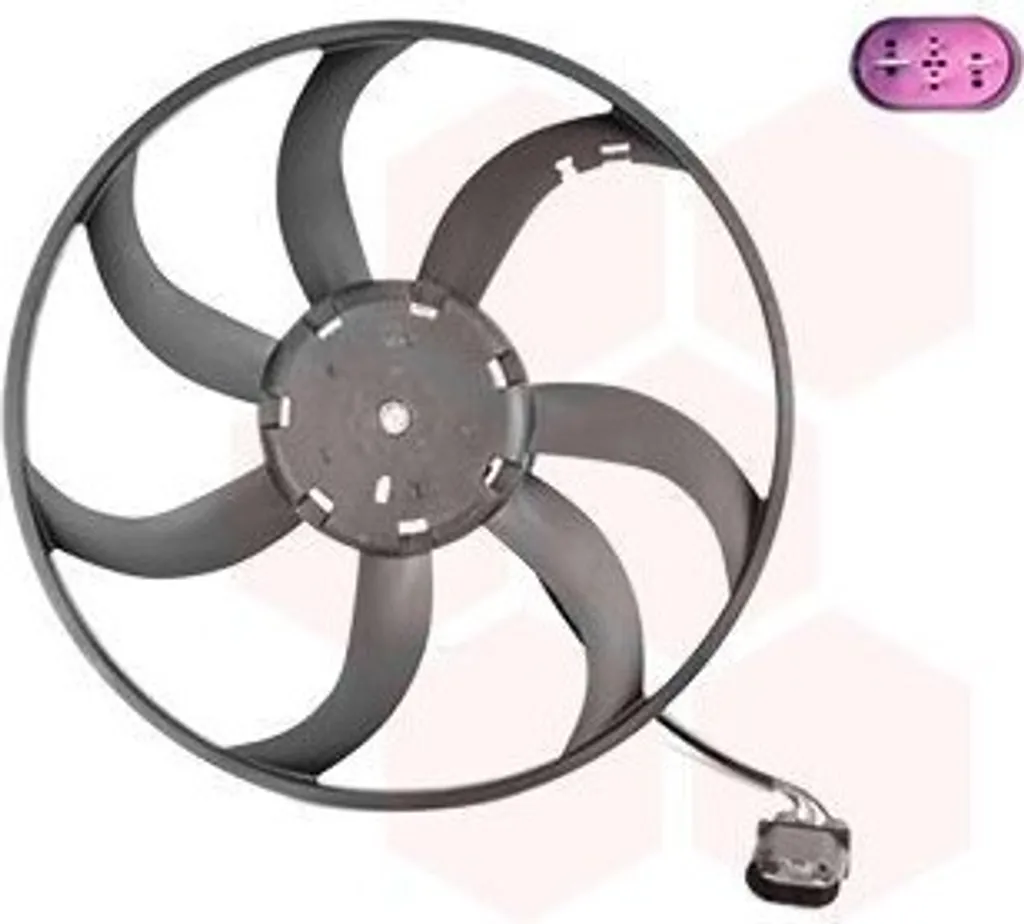Ventilateur de Radiateur à Eau pour AUDI A3 Sportback 8PA Van Wezel