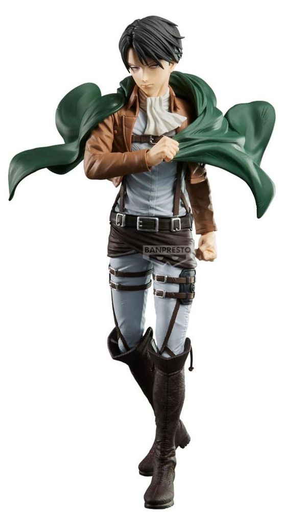 Banpresto - Attack on Titan Levi Grandista 27cm Produktbild 