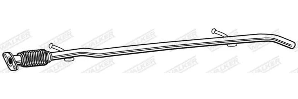 Réparer fuite échappement Punto avec le tuyau WALKER 07143 OE 46798416