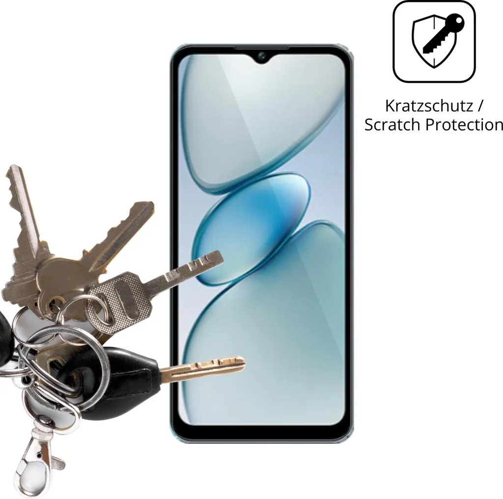 Screen Protector Oukitel C5 4 Pezzi dipos - Trasparenza 100% Anti-Urti - 4