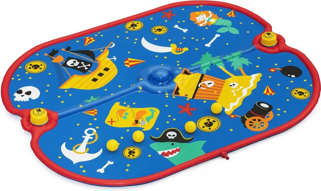 Jouet d'Eau Jardin pour Enfant : Aspersor Pirate Gonflable 170 cm