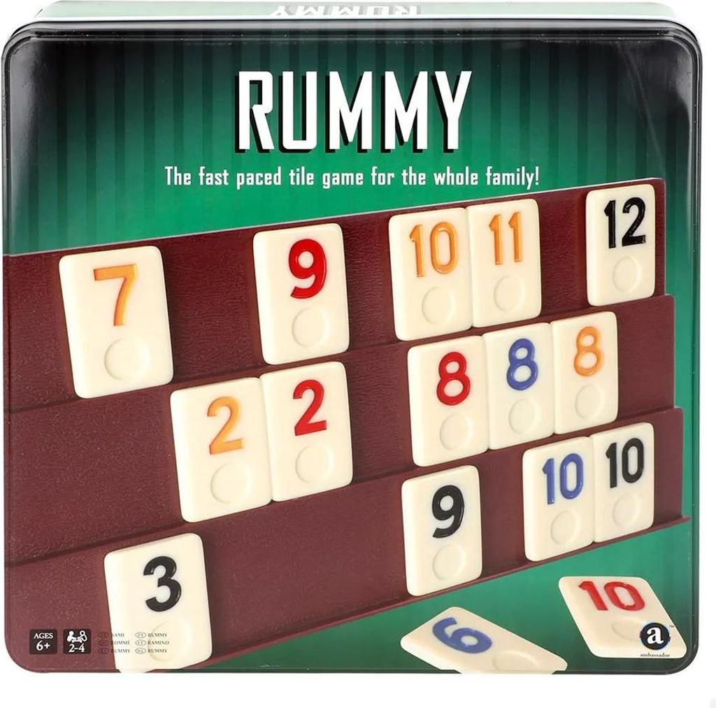 Cb Games Ambassador-rummy Brettspiel Durchsichtig Durchsichtig One Size