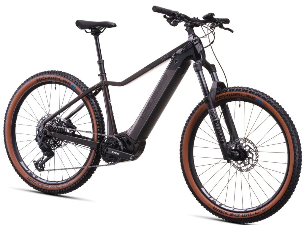 27,5 Zoll E-bike Damen Elektrofahrrad Crussis 2026 Modell ONE Gura 10.11-715Wh 19,88Ah 95Nm Rahmenhöhe 17"(43,2 cm) Grau/Schwarz