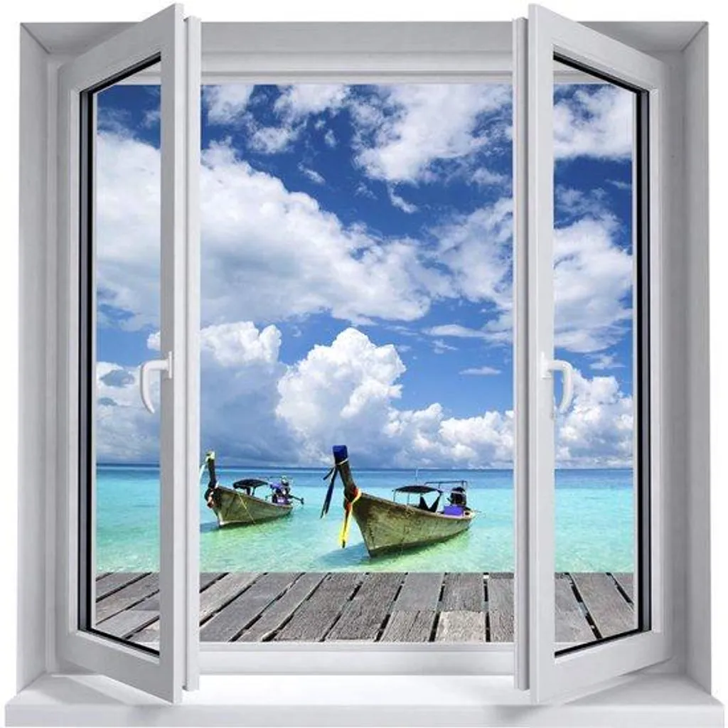 Relooker un mur vide : Autocollant Illusion d'optique 60x60 cm 3D