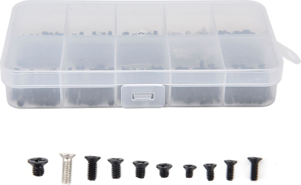 500Pcs Laptop Schraube Edelstahl Kreuz Schrauben Zubehör Set Kit für Wartung Reparatur