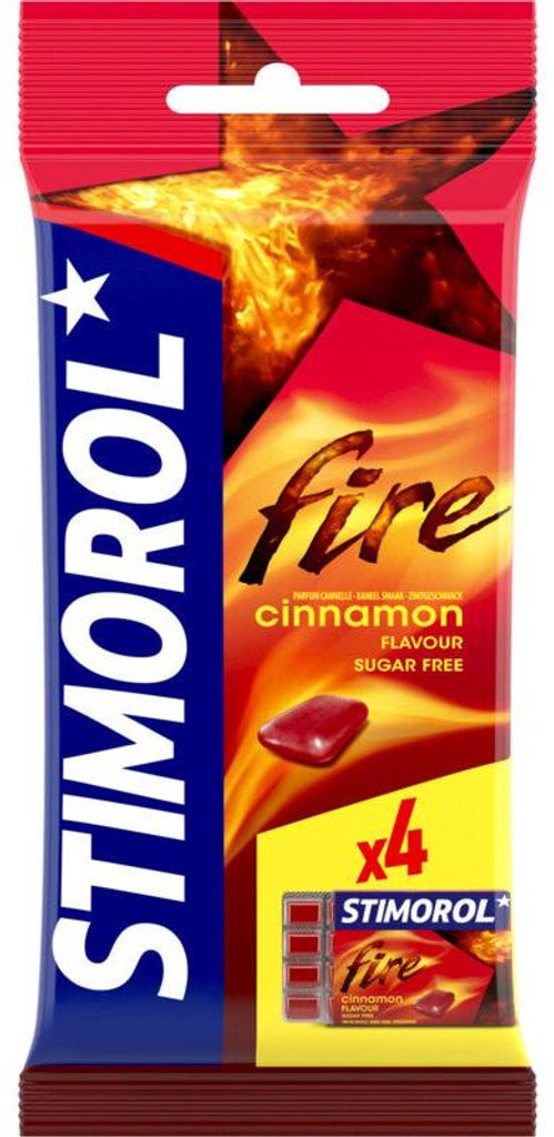 Stimorol Fire Kaugummi Zimtgeschmack 67g – Frischer Atem, Produktbild 