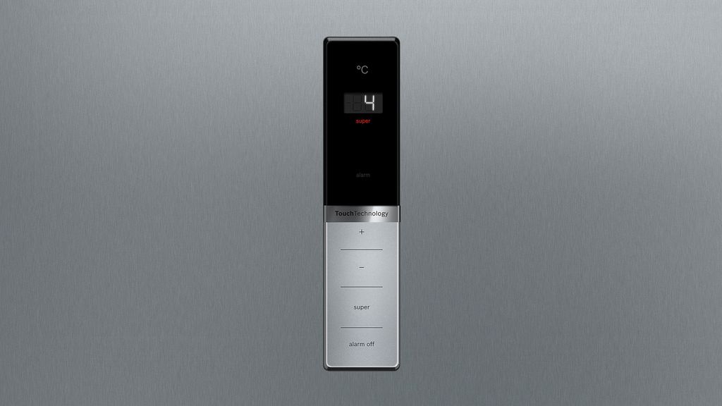 Bosch Freistehender Kühlschrank 186 x 60 cm Edelstahl Produktbild 3