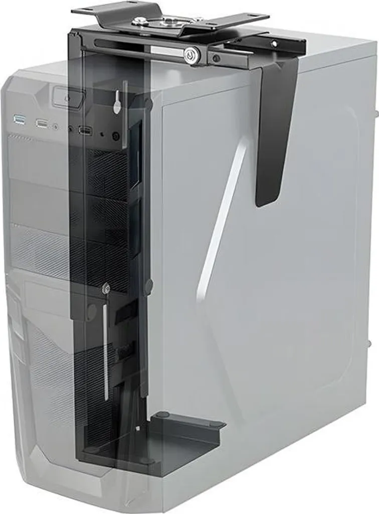 SolidHand-PC19 Support d'ordinateur sous table suspendu et réglable - 6