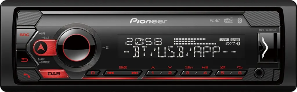 Autoradio Pioneer MVH-S420DAB Récepteur Numérique 1-DIN avec Radio RNT