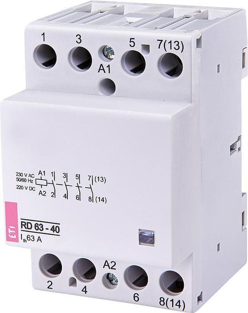 ETI Einbauschütz RD25-40 230VAC/DC, 25A, 4S Produktbild 