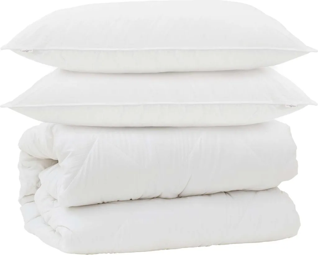 Set Relax vidaXL 3 Pezzi: Coperta e Cuscini in Microfibra per il Sonno