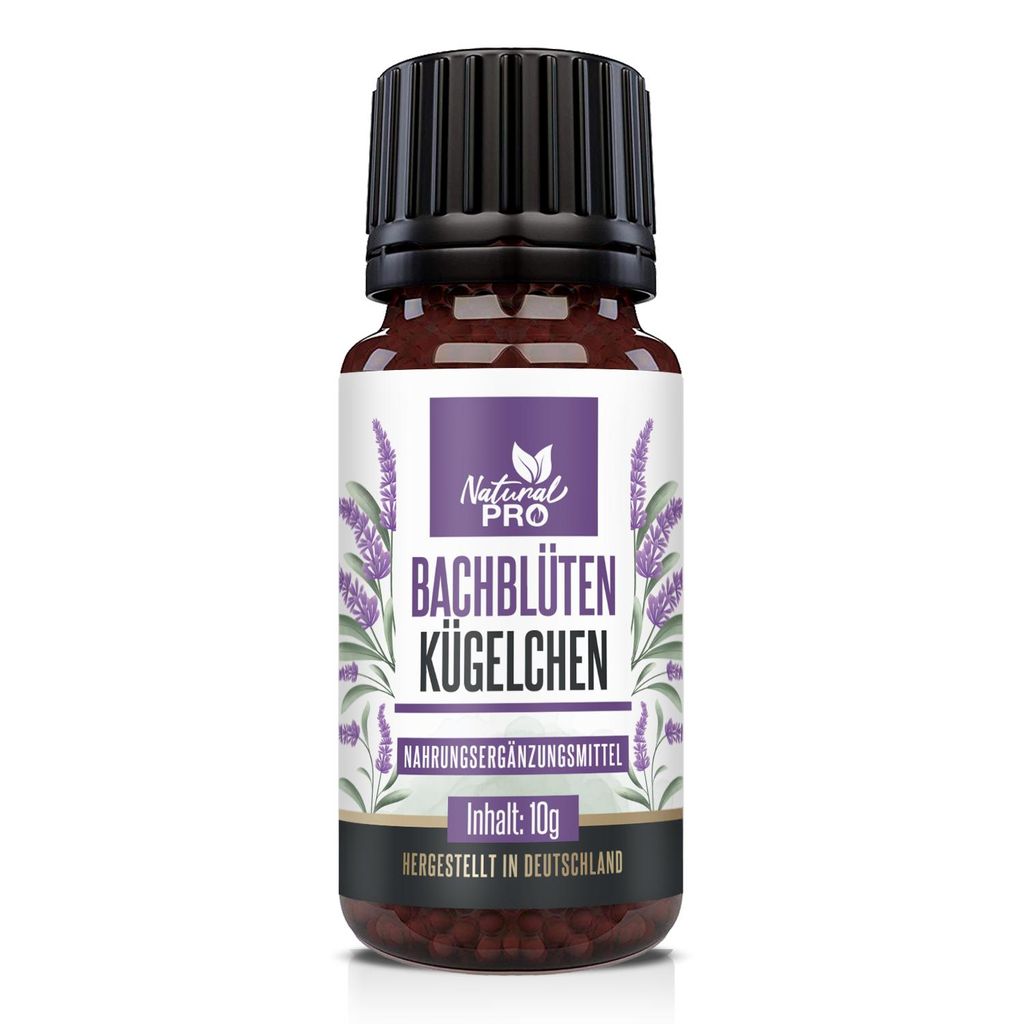 Natural Pro | Bachblüten Kügelchen | natürliche Zutaten | Kügelchenform