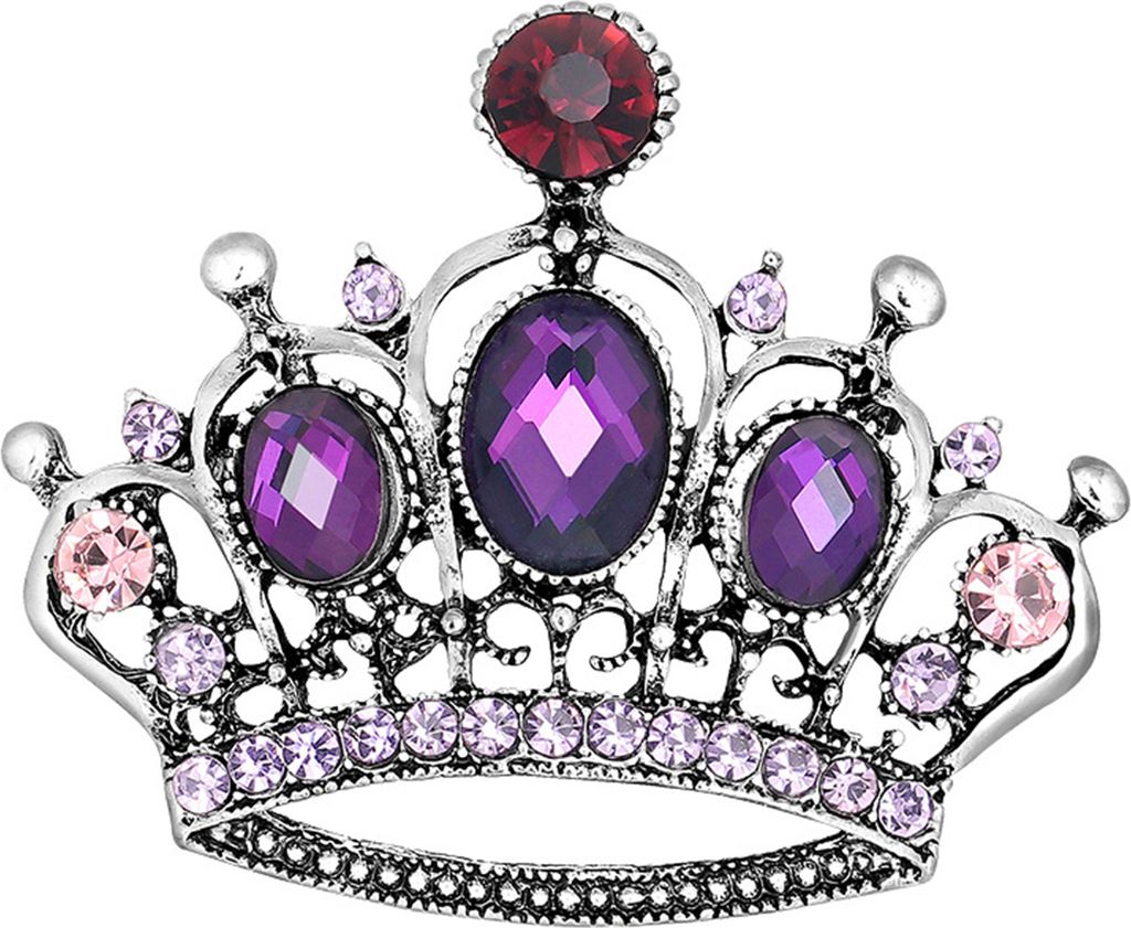 Strass Krone Brosche Vintage Pullover Strickjacke Mantel Business Anzug Revers Pin Frauen Mode Schmuck Geschenk Kleidung Zubehör