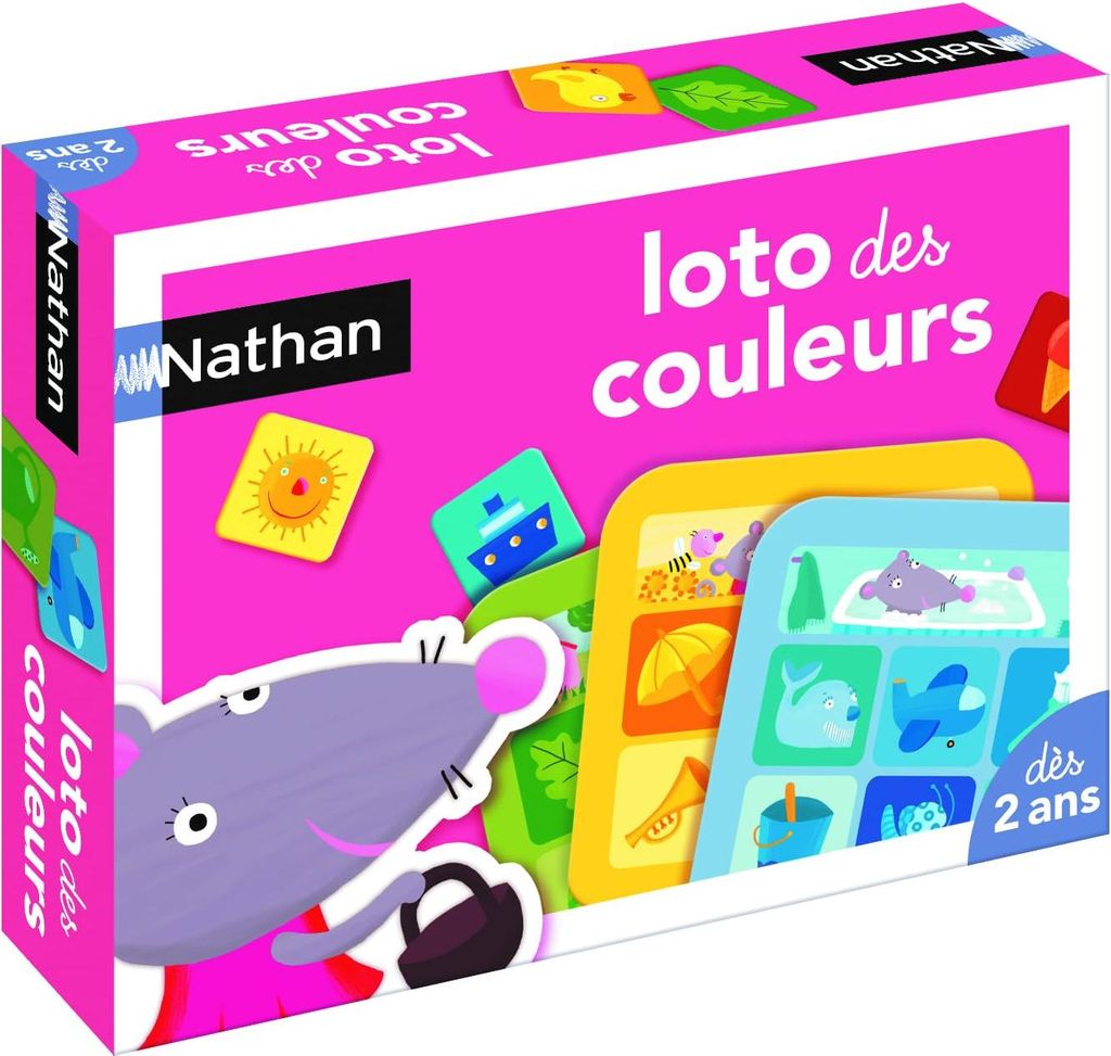 Nathan Loto des couleurs, 2 Jahr(e), Karton