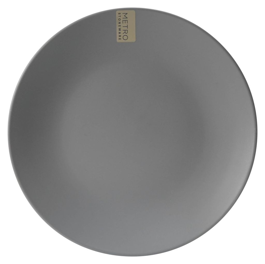 Piatto basso Metro ø 26,5 cm, grigio Immagine del prodotto 