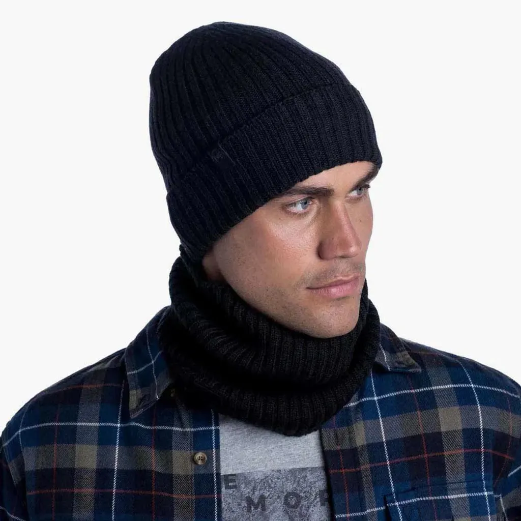 BUFF Norval Cache-Col Tricoté Graphite - Idéal Ski et Sorties Hiver - 7