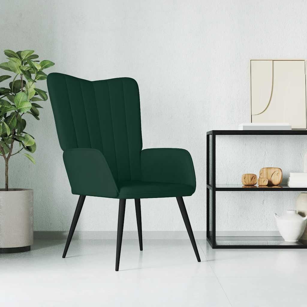 VidaXL 327679, Aksamit, Zielony, Pianka, 610 mm, 700 mm, Zdjęcie produktu 