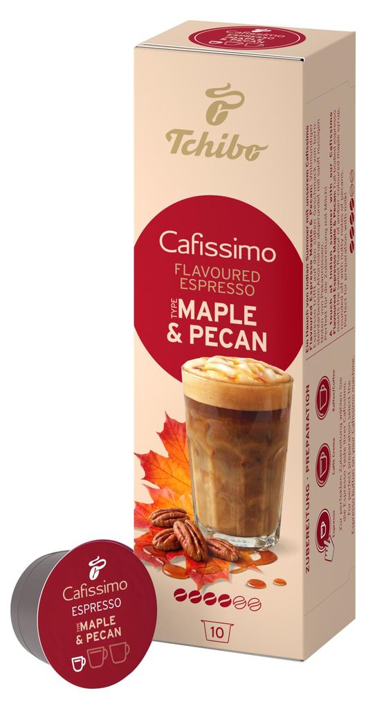 Tchibo Cafissimo Kaffeekapseln, Flavoured Espresso Maple & Produktbild 