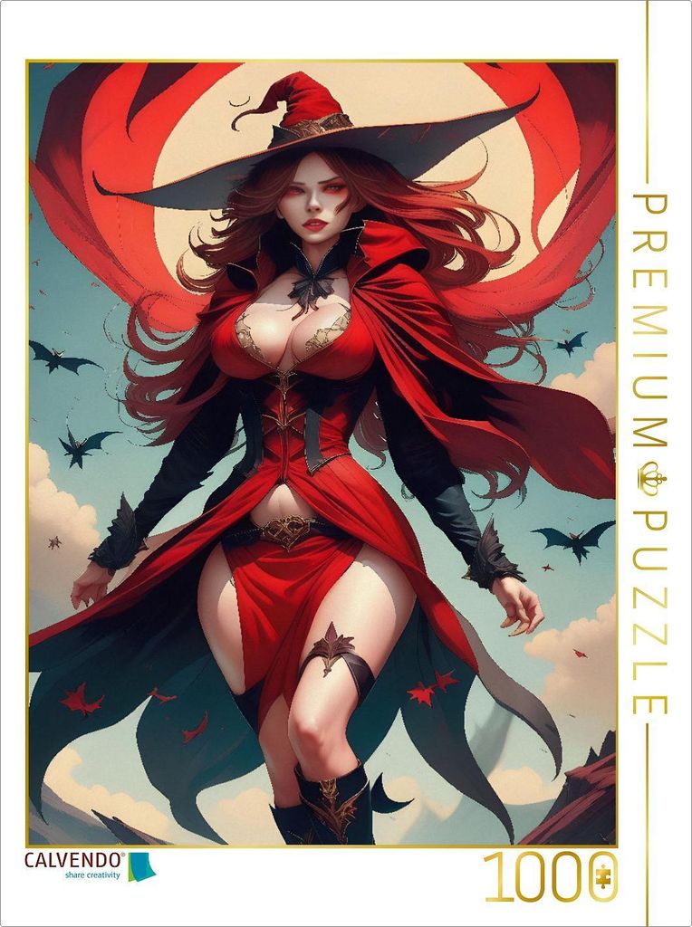 CALVENDO Puzzle Luna Raventide | 1000 Teile Lege-Größe 64x48cm Foto-Puzzle für glückliche Stunden
