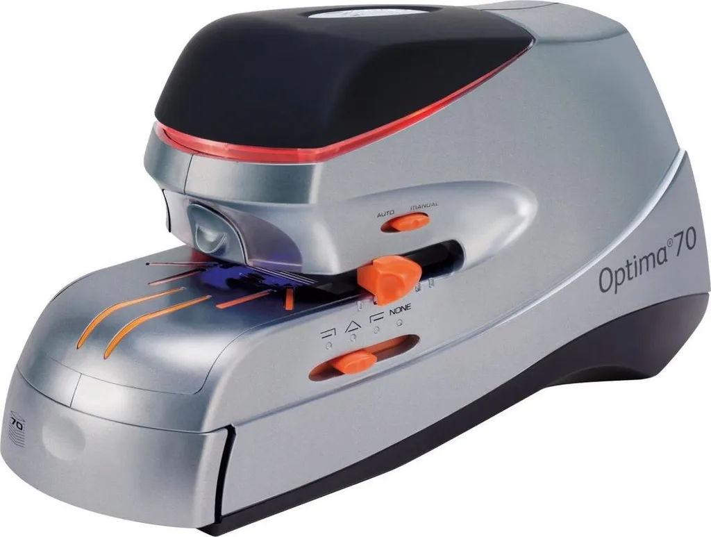 Agrafeuse automatique de bureau Rexel Optima 70 grande capacité 70 f