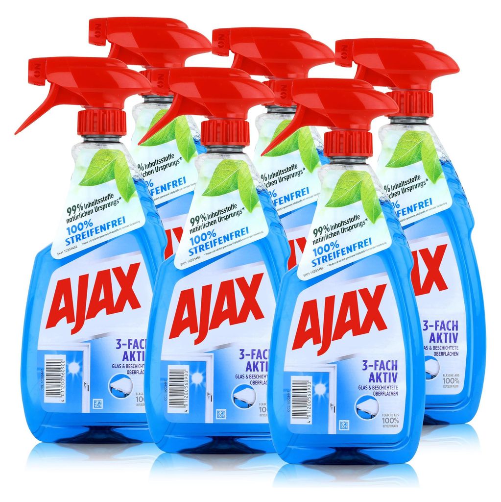 Ajax Glasreiniger 500ml - Für Glas & Beschichtete Produktbild 
