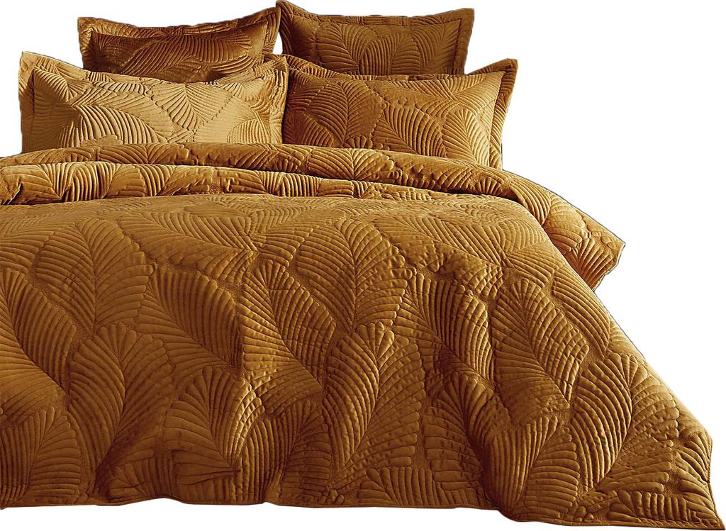 Paoletti - modern - Oxford-Kissenbezug "Palmeria" - Polyester, Baumwolle RV2235 (50 cm x 75 cm) (Gold)