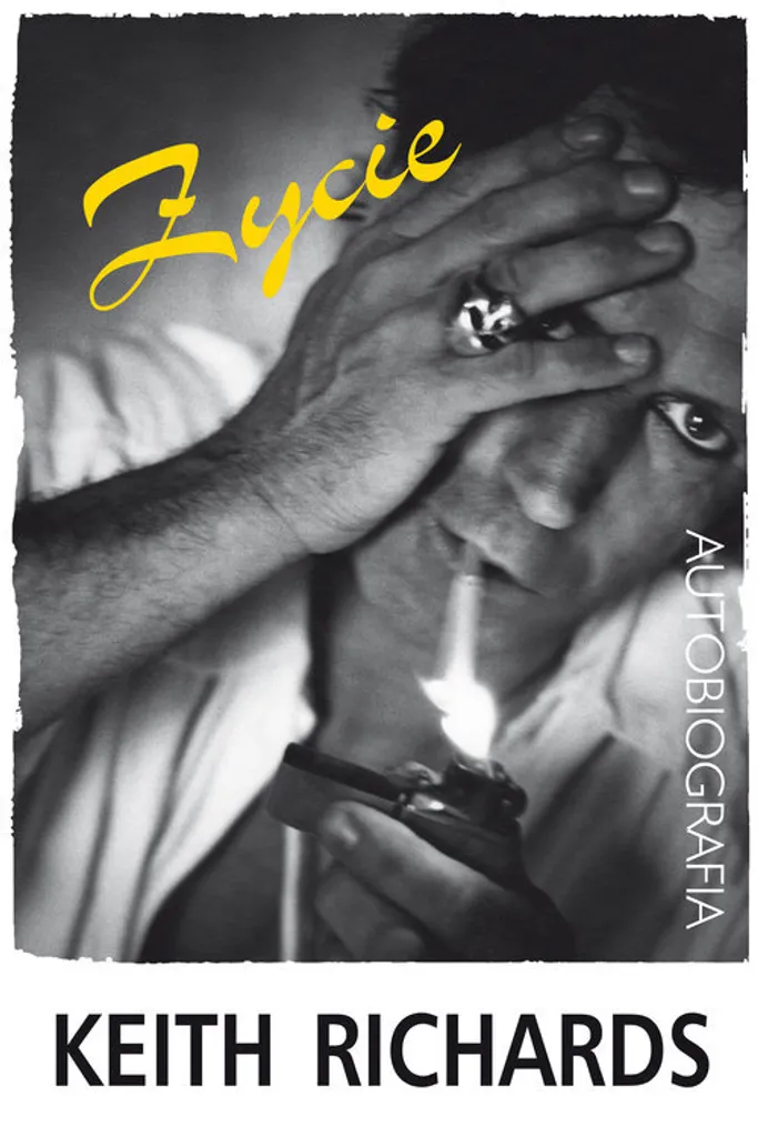 Autobiographie Życie de Keith Richards livre en langue polonaise neuf
