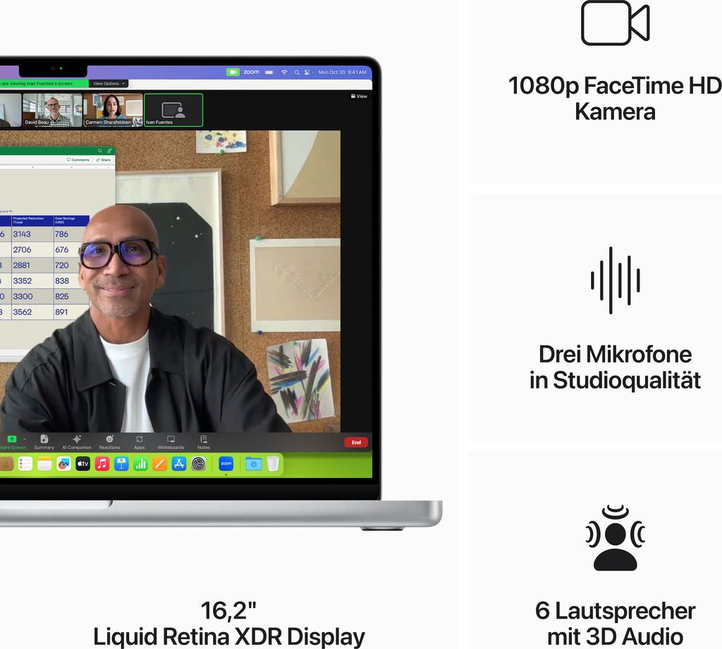 Apple MacBook Pro  - Apple M - 41,1 cm (16.2") - 3456 x Produktbild 5