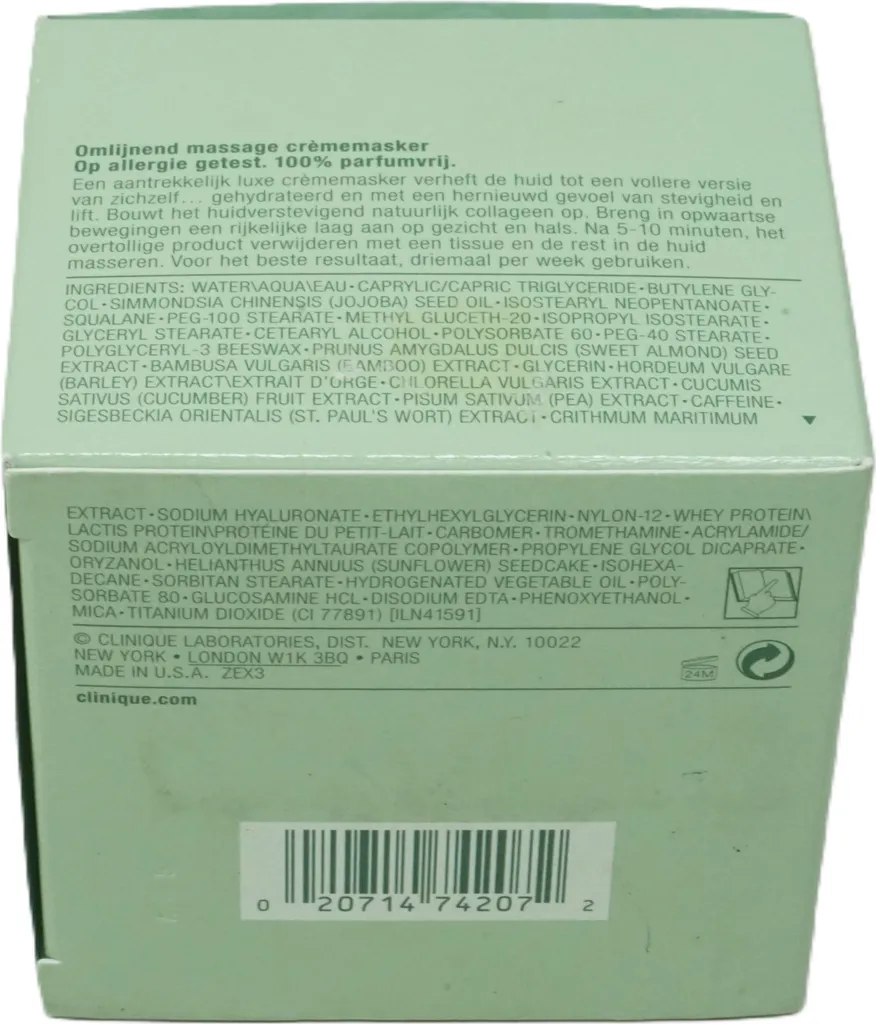 Clinique Sculptwear Masque Crème de Massage Minceur Visage et Cou 50 ml