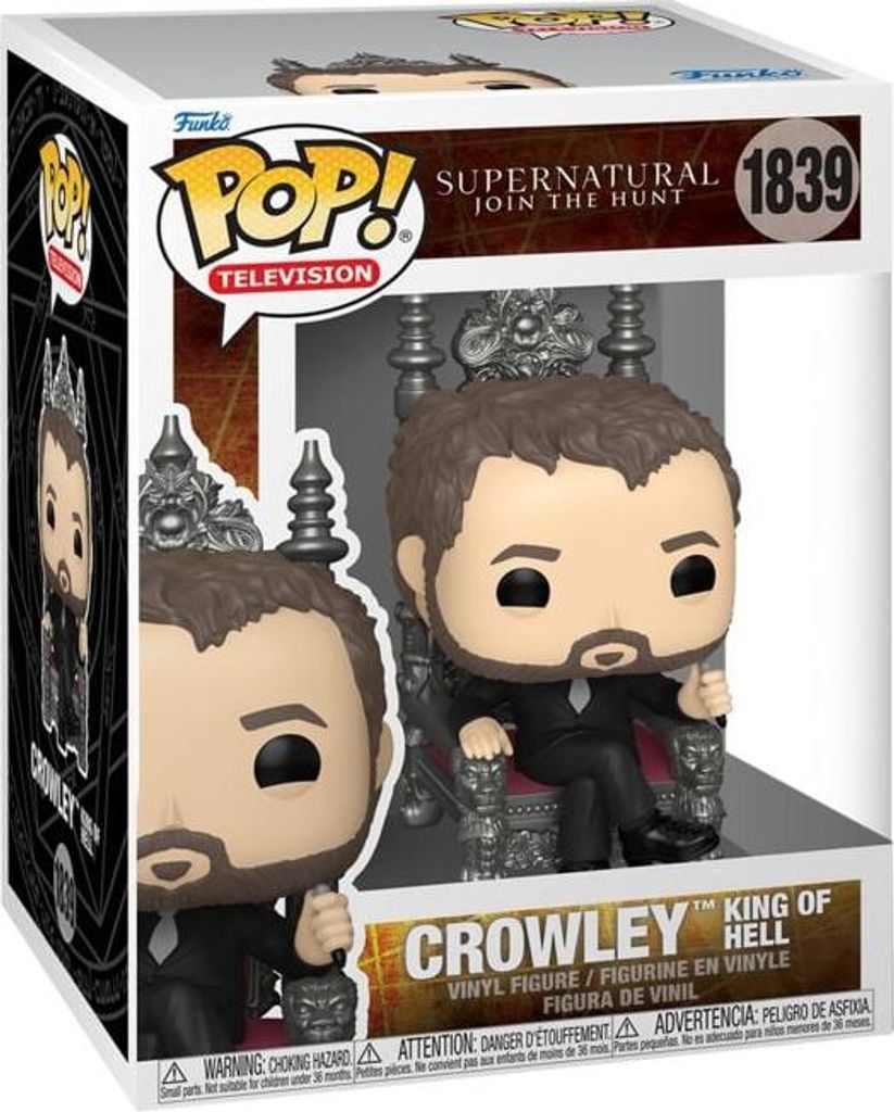 Funko Pop! Television Supernatural: Crowley King of Hell Produktbild 