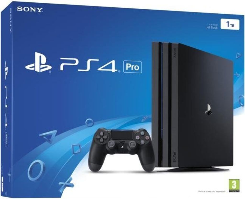 Sony PlayStation 4 Pro Konsole mit 1 TB - Farbe: Schwarz Produktbild 2
