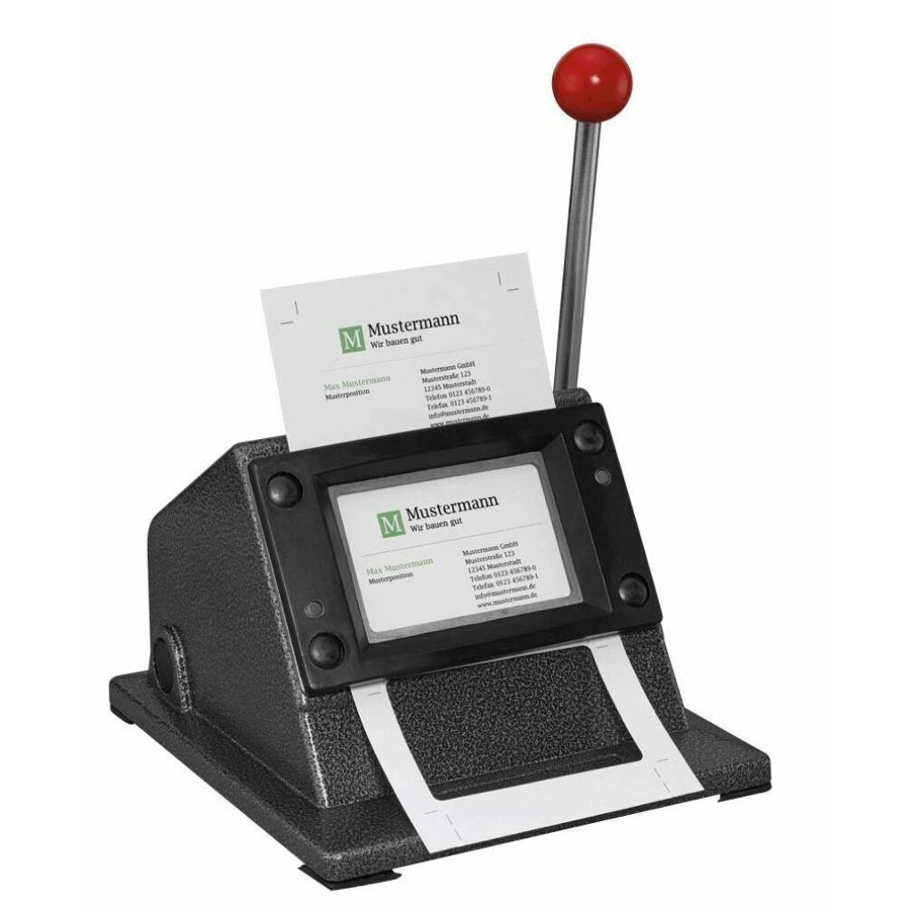 LMG Signaltechnologie Visitenkartenstanze schwarz Produktbild 