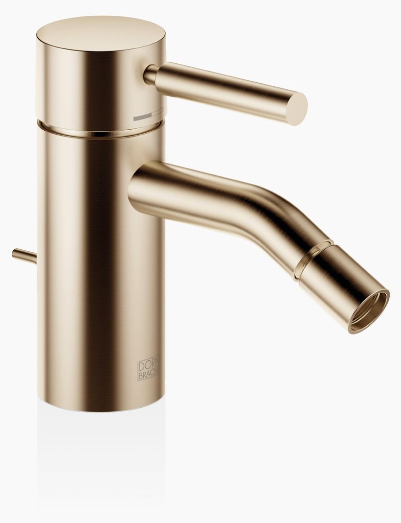 Dornbracht META Bidet-Einhandbatterie mit Ablaufgarnitur, Ausladung 125mm, 33600660-27
