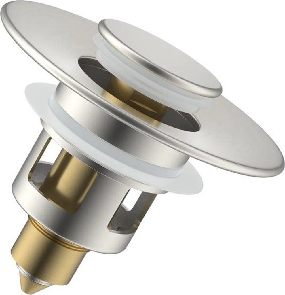Bouchon lavabo universel 25-46 mm en laiton pour évier et salle de bain