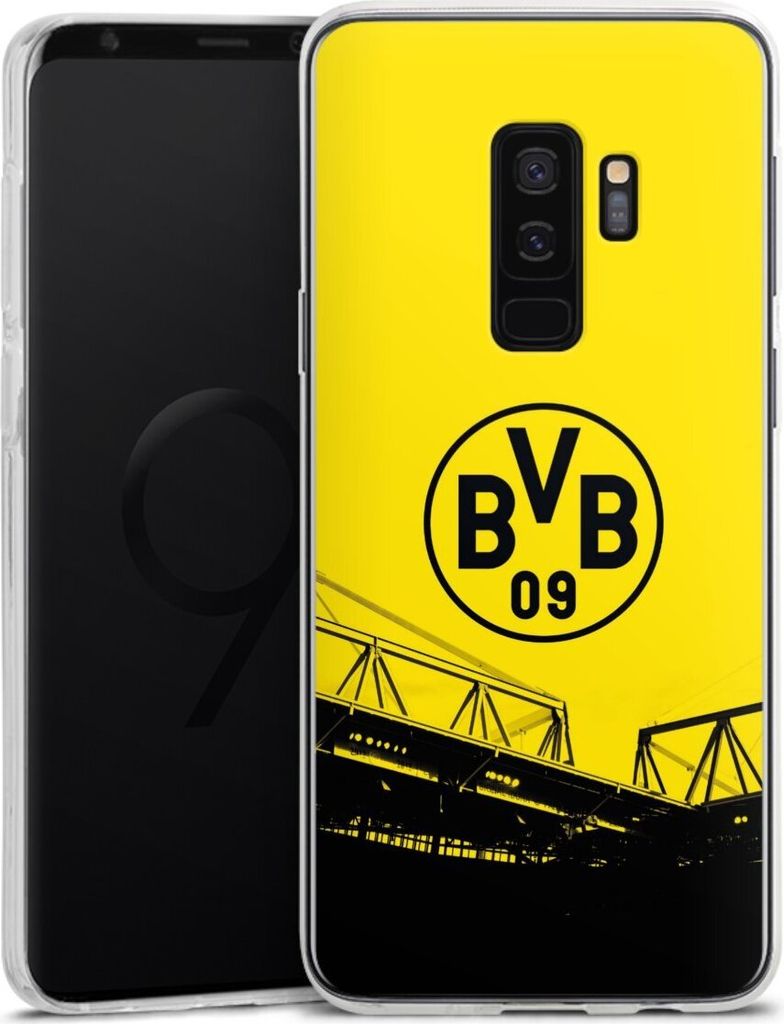 DeinDesign Handyhülle für Samsung Galaxy S9 Plus Duos Silikon Hülle Case Smartphone Schutzhülle BVB Borussia Dortmund Fanartikel