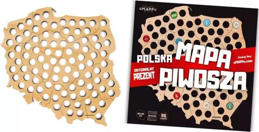 Landkarte der Biertrinker - Polen