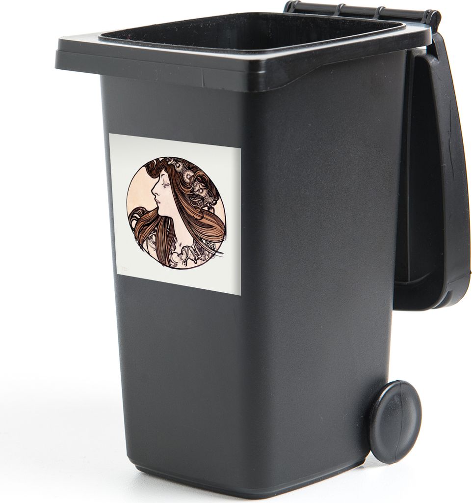 MuchoWow - Abfall-Aufkleber - Container - für Abfallcontainer