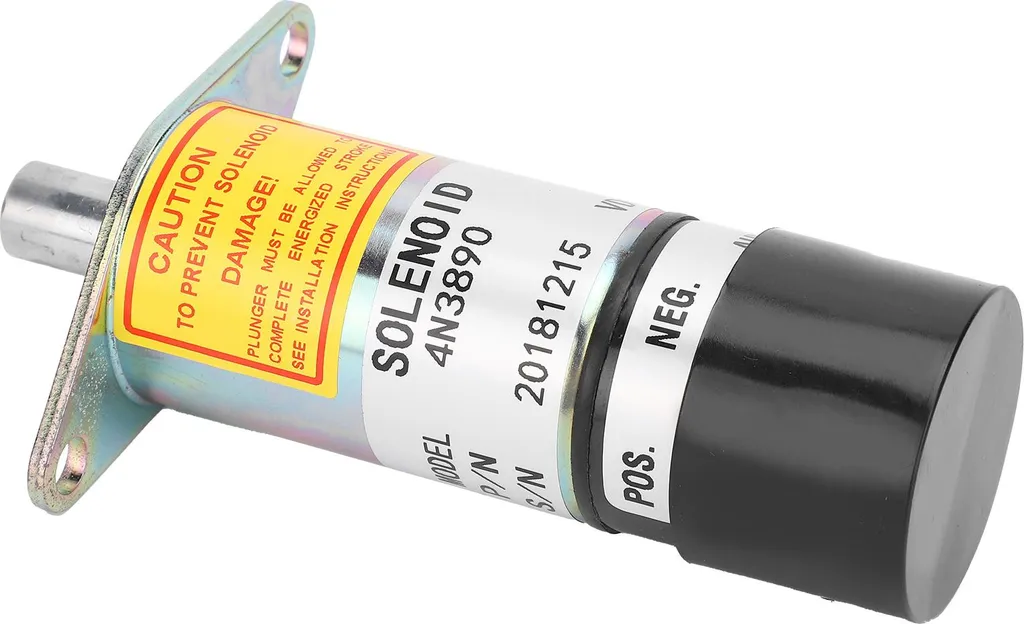 Vanne d'arrêt de carburant 12V 4N3890 pour pelle hydraulique robuste
