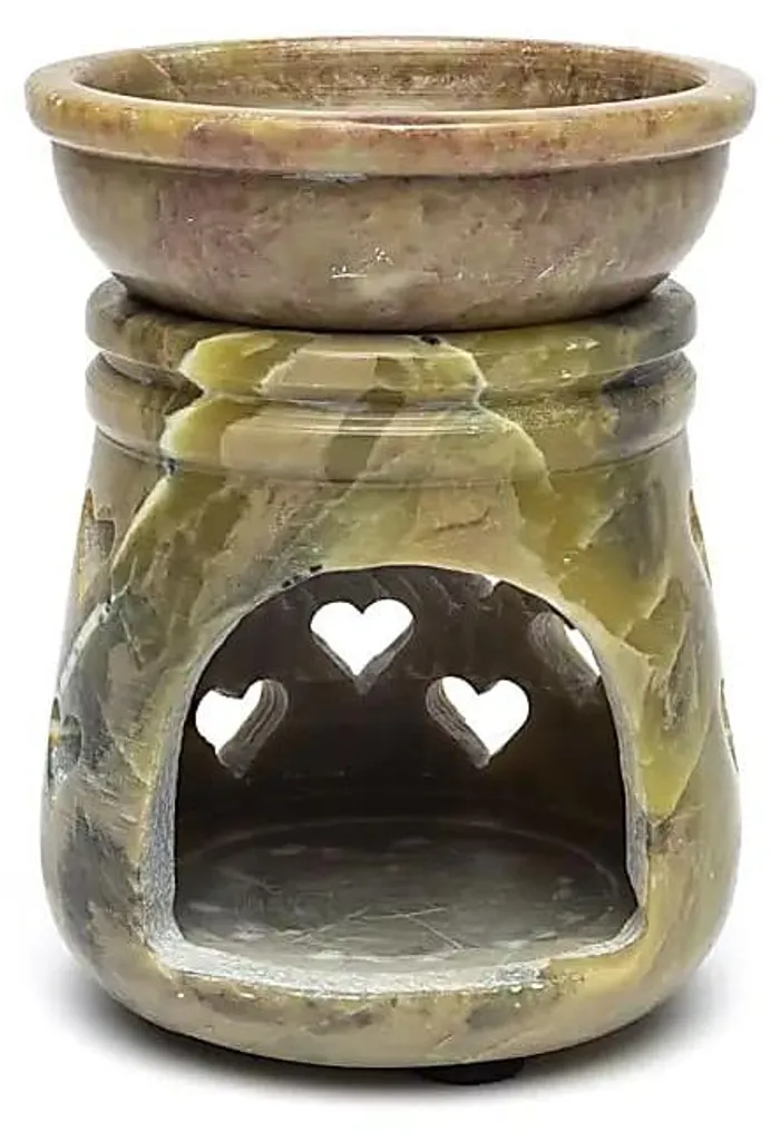 Brûleur à Mazout Cœurs Stéatite - Diffusez vos Parfums sans Brûler - 2