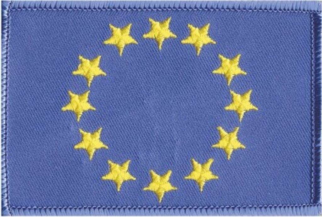 Aufnäher - Europaflagge - 04996 - Gr. ca. 8 x 5 cm