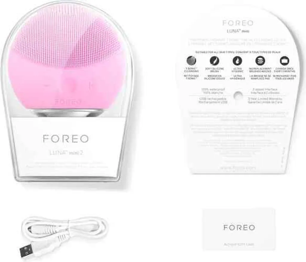 Adieu imperfections : Foreo Luna Mini 2 brosse nettoyante visage sonique