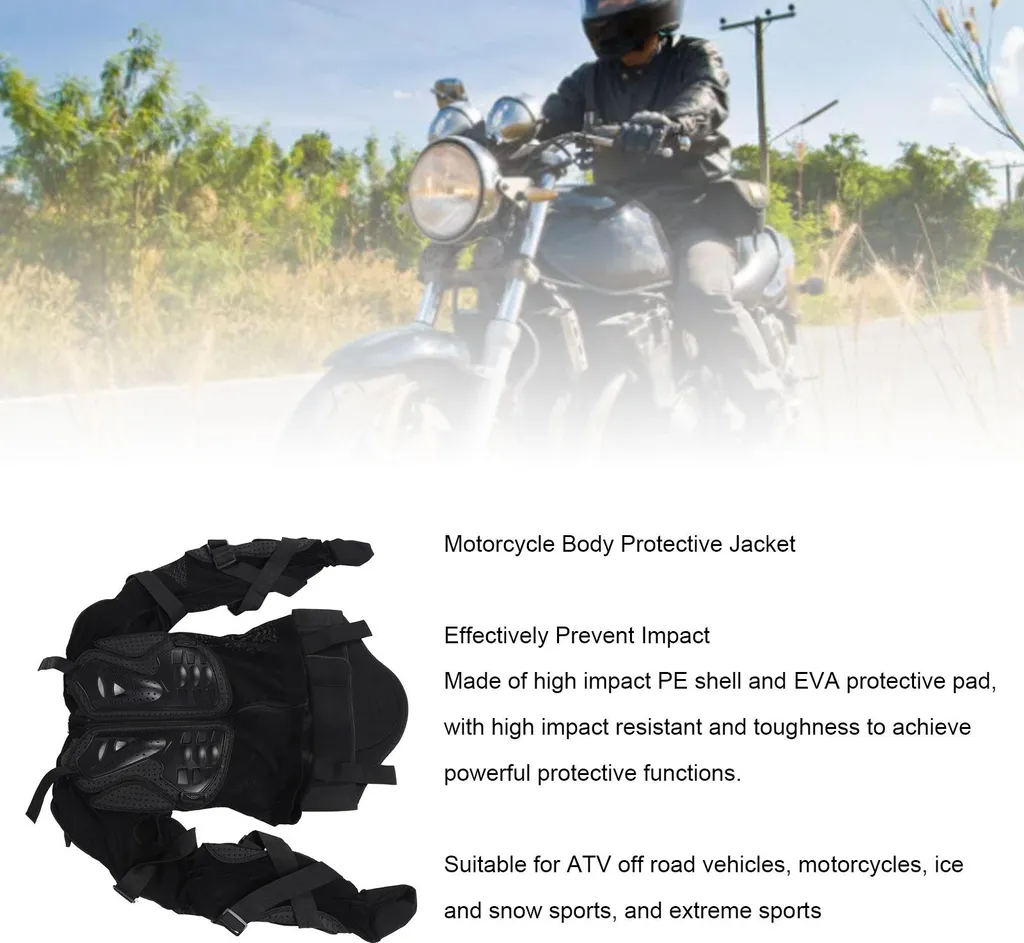 Veste de protection intégrale moto et quad Taille L - Armure complète