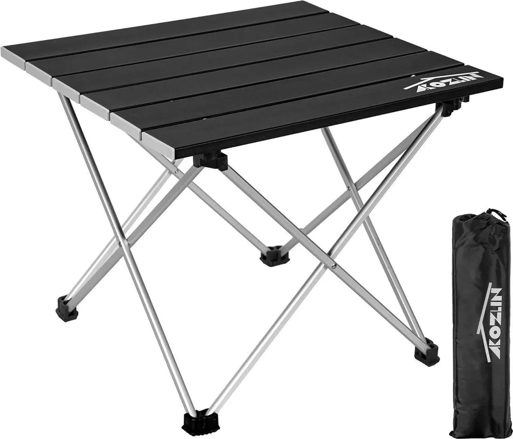 Tavolo da Picnic Portatile Alluminio | Pieghevole per Outdoor e Prato